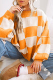 PREORDER - Checkered Bishop Sleeve Sweater - Multiple Options