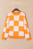 PREORDER - Checkered Bishop Sleeve Sweater - Multiple Options