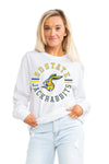 SOUTH DAKOTA STATE JACKRABBITS "VINTAGE DAYS" BOYFRIEND FIT LONG SLEEVE TEE