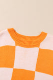 PREORDER - Checkered Bishop Sleeve Sweater - Multiple Options