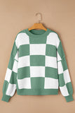 PREORDER - Checkered Bishop Sleeve Sweater - Multiple Options