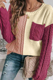 PREORDER - Fall Into Colorblock Sweater - Three Options