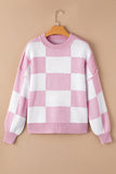 PREORDER - Checkered Bishop Sleeve Sweater - Multiple Options