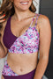 Capture The Coast Swim Top- Plum Floral