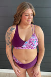 Capture The Coast Swim Top- Plum Floral