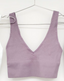 Put To The Test Ribbed Tank Bralette - Purple