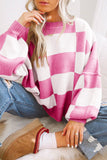 PREORDER - Checkered Bishop Sleeve Sweater - Multiple Options