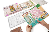 DIY Miniature House Book Nook Kit: Sakura Densya