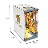 DIY Miniature House Book Nook Kit: Sakura Densya