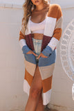 PREORDER - Fall Harvest Colorblock Cardigan