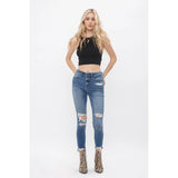 Mica - Mid Rise Crop Skinny