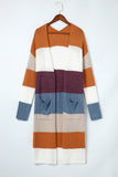 PREORDER - Fall Harvest Colorblock Cardigan