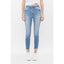 MICA HIGH RISE ANKLE SKINNY WITH BUTTON UP