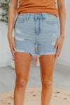 Distressed To Impress Jean Shorts