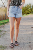 Short Of It High Rise Classic Jean Shorts