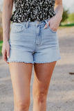 Short Of It High Rise Classic Jean Shorts